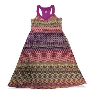 Prana‎ Women's Purple Patterned Asymmetrical Sundress Size L